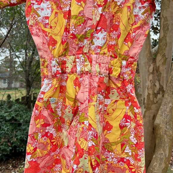 Big Bud Press Spring Rapture Short Sleeve Jumpsuit Size XS - Picture 8 of 8